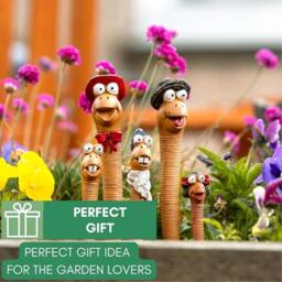 Marco Paul 5pc Garden Worm Ornaments - thumbnail 6