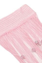 Neel Blue String Curtain Beaded Panel, Gold, 100cm x 200cm in Baby Pink - Size: 100 cm width x 200 cm drop - thumbnail 3