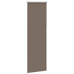 Berkfield Home Roller Blind Blackout Coffee 55x150 cm Fabric Width 50.7 cm Polyester in Brown - thumbnail 3