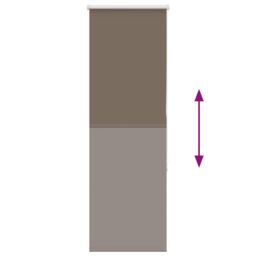 Berkfield Home Roller Blind Blackout Coffee 55x150 cm Fabric Width 50.7 cm Polyester in Brown - thumbnail 5