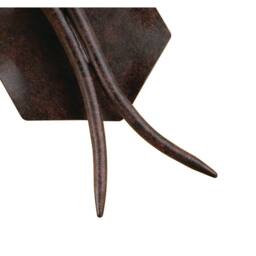 Netlighting (0017 005) Gaudi Wall Lamp Left Switched 2 Light G9 BrownBlack Oxide in Brown - thumbnail 3