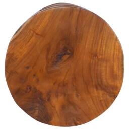 Berkfield Home Beautiful Beside Cabinet 30x30x45 cm Solid Teak Wood in Brown - Size: 30 x 30 x 45 cm - thumbnail 1