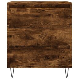 Berkfield Home Sideboard Smoked Oak 60x35x70 cm Engineered Wood in Brown - Size: 60 x 35 x 70 cm - thumbnail 5