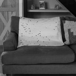 Benjamin Tate Design Square Tech Blanket in Natural - Size: 120 cm x 150 cm - thumbnail 2