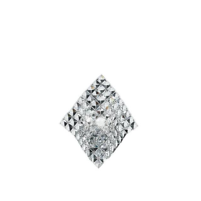 Netlighting RUMBA Wall Light Transparent Crystal 25x29cm in Clear - Size: 25x29 cm