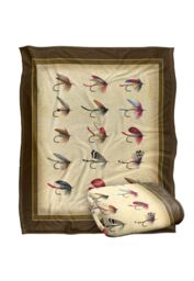 JQ Licensing American Sportfishing Saltwater Silky Touch Super Soft Throw Blanket 152 X 127 cm in White - thumbnail 2