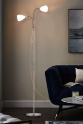 Living and Home Modern 2 Head Standing Floor Lamp for Living Room - thumbnail 3