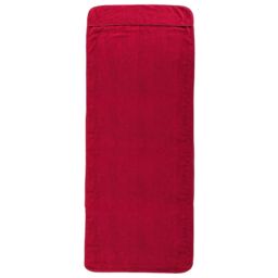 Berkfield Home Beach Towels 2 pcs Burgundy 75x200 cm Fabric 400 GSM in Red - thumbnail 3