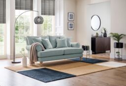 The Great Sofa Company Margot Small Sofa Faro Aqua in Blue - thumbnail 1