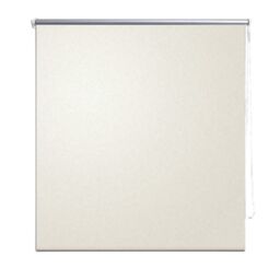 Berkfield Home Roller Blind Blackout 120 x 175 cm Off-White in White - thumbnail 2