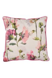 Soiree 'Layla' Velvet Filled Cushion in Pink - Size: 43 cm x 43 cm - thumbnail 4