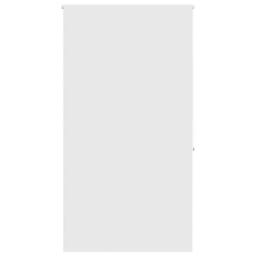 Berkfield Home Shower Roller Blind 140x240 cm Fabric Width 136 cm in White - thumbnail 1