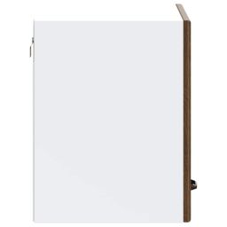 Berkfield Home Kitchen Wall Cabinet Kalmar Brown Oak Engineered Wood - thumbnail 6