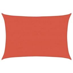 Berkfield Home Sunshade Sail 160 g/m¬≤ Terracotta 4x5 m HDPE in Brown - thumbnail 2