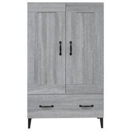 Berkfield Home Highboard Grey Sonoma 70x31x115 cm Engineered Wood - Size: 70 x 31 x 115 cm - thumbnail 6