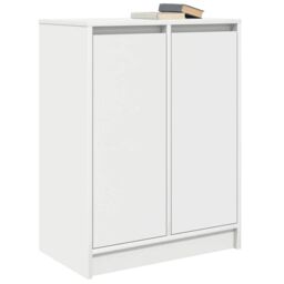 Berkfield Home Sideboard White 57x34x76 cm Engineered Wood - Size: 57 x 34 x 76 cm - thumbnail 4