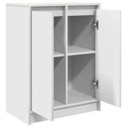Berkfield Home Sideboard White 57x34x76 cm Engineered Wood - Size: 57 x 34 x 76 cm - thumbnail 5