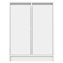 Berkfield Home Sideboard White 57x34x76 cm Engineered Wood - Size: 57 x 34 x 76 cm - thumbnail 6