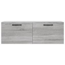 Berkfield Home Wall Cabinet Grey Sonoma 100x36.5x35 cm Engineered Wood - thumbnail 5