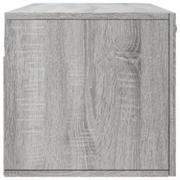 Berkfield Home Wall Cabinet Grey Sonoma 100x36.5x35 cm Engineered Wood - thumbnail 7