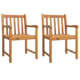 Berkfield Home Beautiful 3 Piece Garden Dining Set Solid Wood Acacia in Brown - thumbnail 1