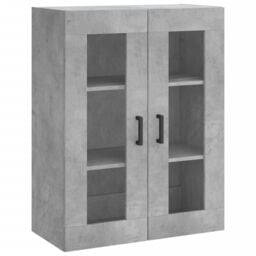 Berkfield Home Highboard Concrete Grey 69.5x34x180 cm Engineered Wood - thumbnail 5