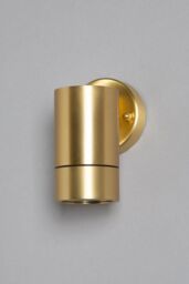 BHS Lighting Bruce Outdoor Wall Light in Gold - thumbnail 2