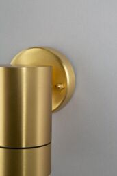 BHS Lighting Bruce Outdoor Wall Light in Gold - thumbnail 3
