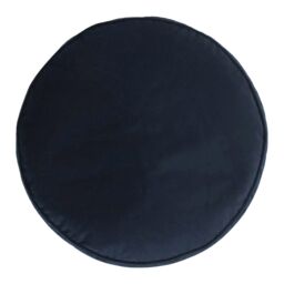 icon Milano Velvet Bean Bag Pouffe Midnight Blue Large Velvet Footstools in Dark Blue - thumbnail 4