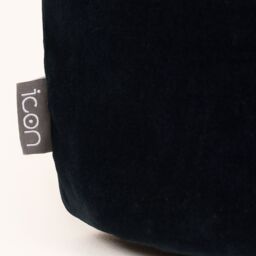 icon Milano Velvet Bean Bag Pouffe Midnight Blue Large Velvet Footstools in Dark Blue - thumbnail 5