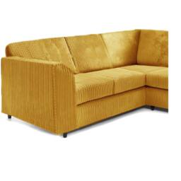 Furniture 786 Hannah Jumbo Cord Full Back 2c2 Corner Sofa in Mustard - thumbnail 3
