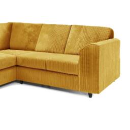 Furniture 786 Hannah Jumbo Cord Full Back 2c2 Corner Sofa in Mustard - thumbnail 4