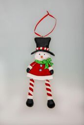 Shatchi Christmas Tree Hanging Decorations Santa Snowman Reindeer - thumbnail 4