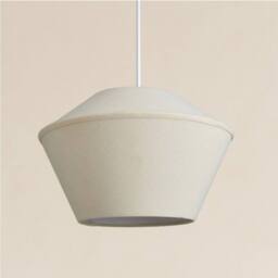 CGC Lighting Celest Beige Spherical Cotton Fabric 30cm Lampshade