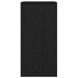 Berkfield Home Sideboard with Drawer with Storage Black oak Engineered wood - thumbnail 7
