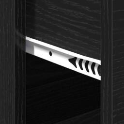 Berkfield Home Sideboard with Drawer with Storage Black oak Engineered wood - thumbnail 9