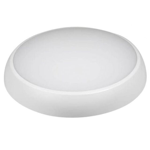 CGC Lighting Ultralux IP65 LED Bulkhead with CCT Colour Temperature & Power Output Switchable Functions in White - image 1