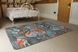 Benjamin Tate Design Trendy Tribal Pattern In Watercolour Style Rug in Natural - Size: Large - thumbnail 3