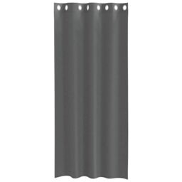 Berkfield Home Voile Curtains with Grommets 2 pcs Dark Grey 140x245 cm - thumbnail 4