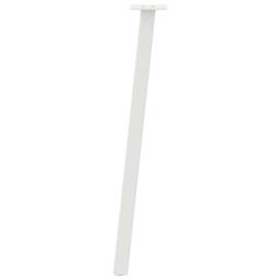 Berkfield Home Modern Coffee Table Legs 4 pcs White 72 cm Steel - thumbnail 5