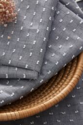 Appletree 'Waterford' 100% Cotton Tufted Duvet Cover Set in Blue - Size: Double - thumbnail 4