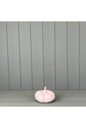 KDMD Glazed Ceramic Pumpkin with Textured Detail Decoration in Pink - thumbnail 2