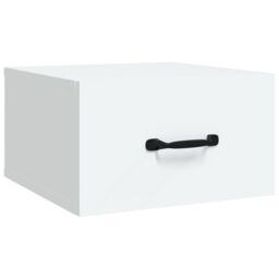 Berkfield Home Wall-mounted Bedside Cabinets 2 pcs White 35x35x20 cm - Size: 35 x 35 x 20 cm - thumbnail 6
