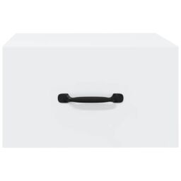 Berkfield Home Wall-mounted Bedside Cabinets 2 pcs White 35x35x20 cm - Size: 35 x 35 x 20 cm - thumbnail 5