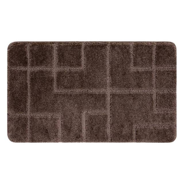 RugsX Dywaniki Łazienkowe Rug in Brown - Size: 50 cm x 80 cm - image 1