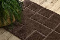 RugsX Dywaniki Łazienkowe Rug in Brown - Size: 50 cm x 80 cm - thumbnail 5