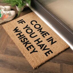 Artsy Mats Come in if You Have Doormat Man Cave in Black - Size: 40 cm x 60 cm - thumbnail 3
