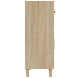 Berkfield Home Sideboard Sonoma Oak 69.5x34x90 cm Engineered Wood in Brown - thumbnail 5
