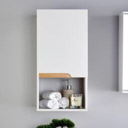 Home Source Bathroom Floor Cabinet White 3 Storage Shelves Vanity Organiser - thumbnail 3