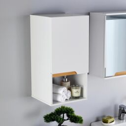 Home Source Bathroom Floor Cabinet White 3 Storage Shelves Vanity Organiser - thumbnail 2